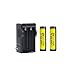 Towallmark 2Pcs 3.7V 18650 4200mah Protected Rechargeable Lithium Battery with 18650 battery Charger
