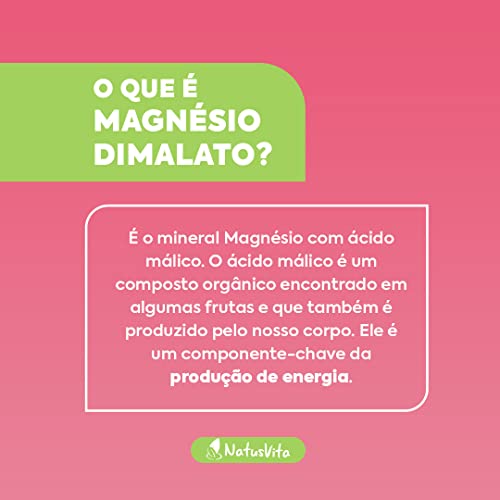 Magnésio Dimalato Puro 120 Cápsulas. Original. Certificado