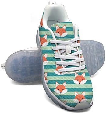 Winging Cute Cartoon Fox Decals Women Beautiful Breathable Air Cushion Max Running Sports Sneakers Shoes