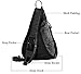 Unigear Shoulder Chest Crossbody Sling Bag Pack Backpack for Men Women Girls Boys (Upgraded Black)