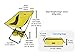 Trekology YIZI GO Portable Camping Chair with Adjustable Height - Compact Ultralight Folding Backpacking Chairs in a Carry Bag, Heavy Duty 300 lb Capacity, for Hiker, Camp, Beach, Fishing, Outdoor