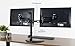 VIVO Dual LCD Monitor Free Standing Desk Mount | Heavy Duty Fully Adjustable Stand fits 2 Screens up to 27 inches (STAND-V002Z)thumb 4