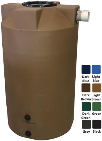 125 Gallon Rain Harvest Collection Tank, Gray