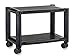Mount-It! Under Desk Printer Stand with Wheels | Rolling Printer Cart | Height Adjustable Stacked Office Machine Cart with Paper Storage Tray, 44 Lbs Capacity, Black
