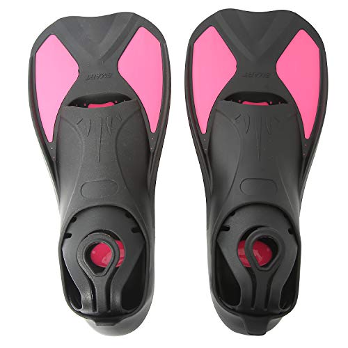 image for NovelBee Flippers Short Blade Floating Swimming Fins for Surfing Swimm