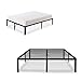 Olee Sleep 14 Inch Metal Black Bed Frame, Slip-Resistant Support, No Box Spring Needed, Easy Assembly, Black, King Size