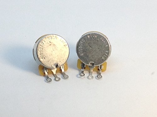 2 CTS Full Size Solid Shaft Pots 1x 500KA 1x 250KA Hot Rod Set Potentiometers
