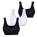Camellias Women's 3 Pack Wire-Free Maternity Bra Seamless Nursing Bralette