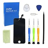 iCracked iPhone 5C Screen Replacement Kit (AT&T/Verizon/Sprint/T-Mobile) - Retail Packaging - Black