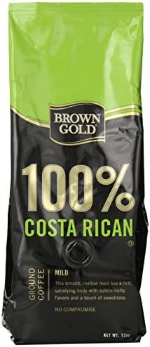 Brown Gold 100% Costa Rica Coffee, 12-ounce bag