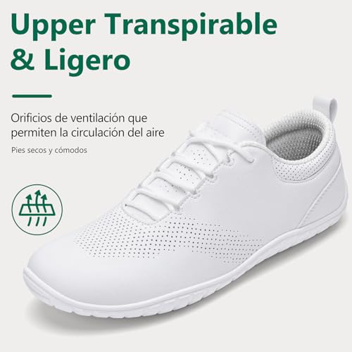 SAGUARO Barefoot Men's Shoes, Lightweight Minimalist Shoes with Wide Toe & Zero Drop for Outdoor Casual Walking, Size 39-48