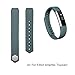 AK for Fitbit Alta Bands, Replacement Bands for Fitbit Alta/Alta HR with Metal Clasp（Slate,Small）