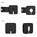 MoKo Watch Charging Case Compatible with iWatch Series 6 5 4 3, Soft Silicone Charger Holder Stand Dock/Protective Storage Travel Carrying Case Fit iWatch Series 40mm/ 44mm, 38mm/ 42mm, Black