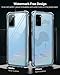 MoKo Compatible with Samsung Galaxy S20 Plus Case / Galaxy S20+ Case, Reinforced Corner TPU Bumper + Anti-Yellow Transparent Hard Panel Cover Fit Galaxy S20+ 5G 6.7 inch 2020 - Crystal Clear