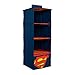 Everything Mary Superman, C 4 Shelves Clothing Closet and Bedroom DC Comics Towel Accessory Storage, Collapsible Hanging Organizer