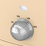 Swan Retro Slow Cooker 6.5L 320W Cream with 3 Temp Settings Keep Warm view 3