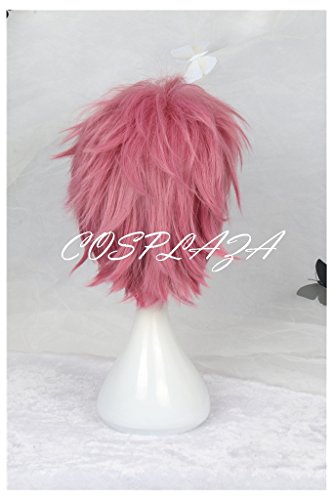 COSPLAZA Cosplay Wigs Short Pink Halloween Party Hair Synthetic Wig - Image 4