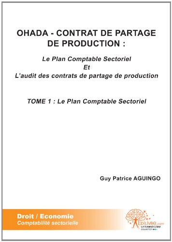 OHADA-Contrat de partage de production