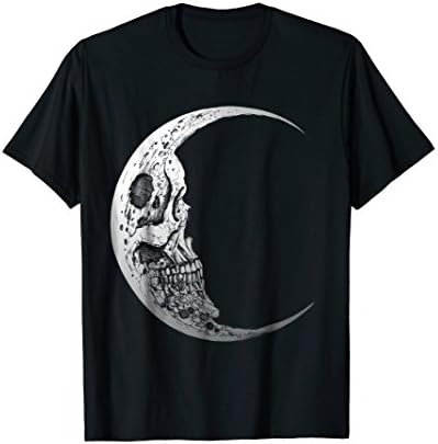 Skull Moon Skull Shirt For Women Men