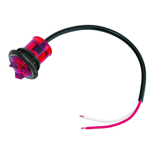Wesbar 54201-004 Red Hi Intensity Micro LED Side Marker Clearance Light with Grommet