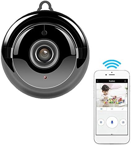 Phoeby HD IP Camera Wireless Mini WiFi Hidden Camera Home Security Camera with Night Vision/Motion Tracker/Two-Way Audio/Activity Alert/Cloud&TF Card Storage (Hook Style)