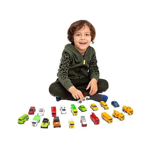 JOYIN-20-Piece-Pull-Back-Die-Cast-Metal-Toy-Car-Model-Vehicle-Set-for-Toddlers-Girls-and-Boys-Kids-Play-Car-Set JOYIN 20 Piece Pull Back Die Cast Metal Toy Car Model Vehicle Set for Toddlers, Girls and Boys Kids Play Car Set