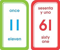 School Zone Bilingual Numbers 1 100 Flash Cards Ages 4
