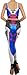 Thenice Women's Elasticity Leggings Pencil Pants Vest Suit (M, Leggings)