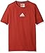 adidas Big Boys' Climalite Short Sleeve Graphic Tee, Light Scarlet, X-Large/18