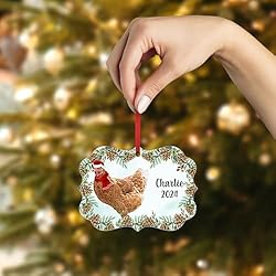 Brown Rhode Island Red Chicken Hen Christmas