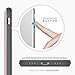 iPhone 8 / iPhone 7 Case, DesignSkin [Slider] [Sliding Card Holder Slot] Extreme Heavy Duty 3-Layer Bumper Protection Wallet Cover with Card Holder Case Cover for iPhone 7/8 - Rose Gold