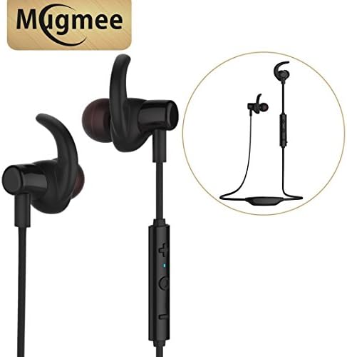 MCigmee (TM) Bluetooth Headphones Wireless Sweatproof Sport Earphones with Magnetic Attraction