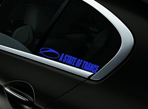 A State of Trance Armin Van Buuren Car Sticker Window Styling Decal, Blue