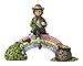 Jim Shore Heartwood Creek Leprechaun on Rainbow Stone Resin Figurine, 4.5”