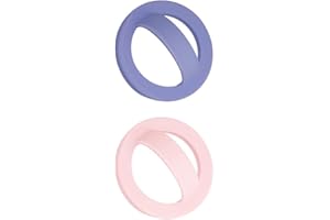 Magnetic Silicone Ring Grip Phone Holder, Rotating Finger Loop Ring Grip Holder, Soft and Portable, Strong Magnetic Attractio