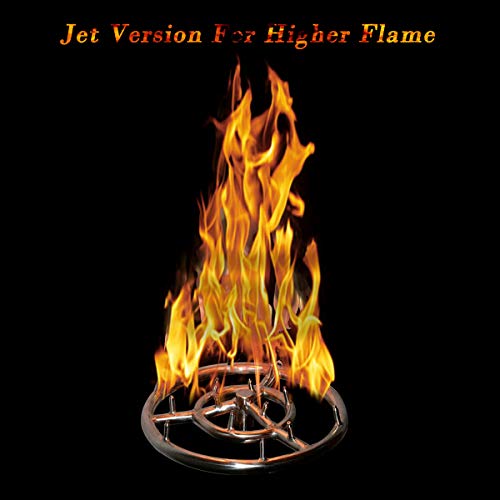 Skyflame 12Inch Round Stainless Steel Fire Pit Jet Burner Ring High