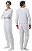 PajamaGram Mens Onesie Pajamas Cotton - Mens Footed Pajamas, Dropseat, Gray, XL