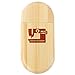 Sewing Machine 8Gb Bamboo USB Flash Drive with Rounded Corners - Wood Flash Drive with Laser Engraving - 8Gb USB Gift for All Occasions