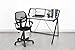Black Office Task Desk Chair Adjustable Mid Back Home Children Study Chair