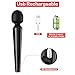Cordless Wand Massager with 3 Powerful Speeds and 5 Vibration Modes for Neck Shoulder Back Body Massage, PALOQUETH Handheld Rechargeable Massager for Deep Tissue Massage Muscles Pain Relief
