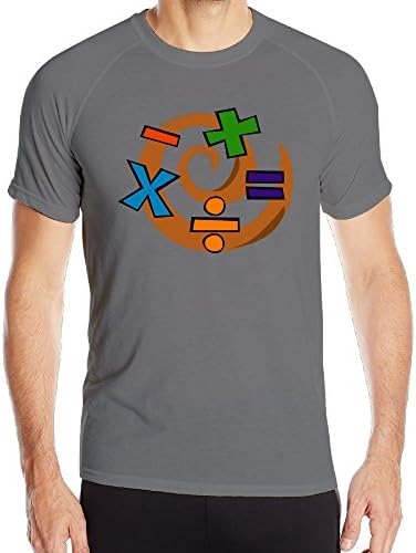 Math Experiences Men's Short Sleeve Sports Shirts Muscle T-Shirt Vintage T Shirts
