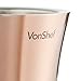 VonShef Wine Bottle Cooler Chiller, Stainless Steel, Double Walled, Stemless Holder - Copper