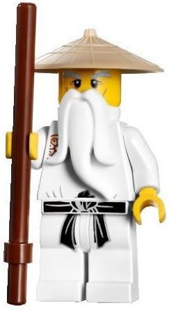 New Lego Ninjago Sensei Wu Minifig White Figure 9446 Destiny Bounty Minifigure by Barton Sales Limited