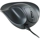 Hippus LL2WL Wired Light Click Handshoe Mouse (Left Hand, Large, Black)