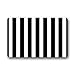 Qearl Custom Black White Stripe Door Mats Cover Non-Slip Machine Washable Outdoor Indoor Bathroom Kitchen Decor Rug Mat