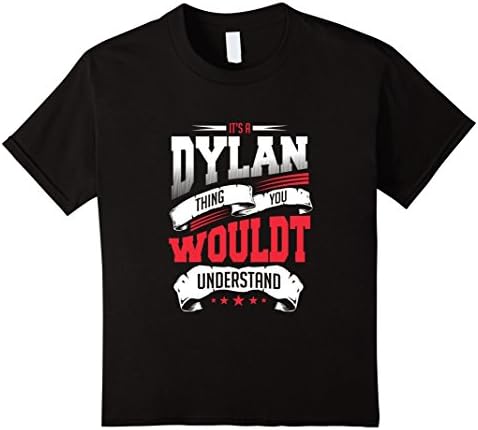 Kids Hello My Name Is Dylan Perfect Say My Name T-Shirt 8 Black