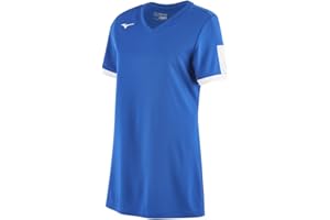 Mizuno Girls' Aerolite V-Neck Jersey Royal-White