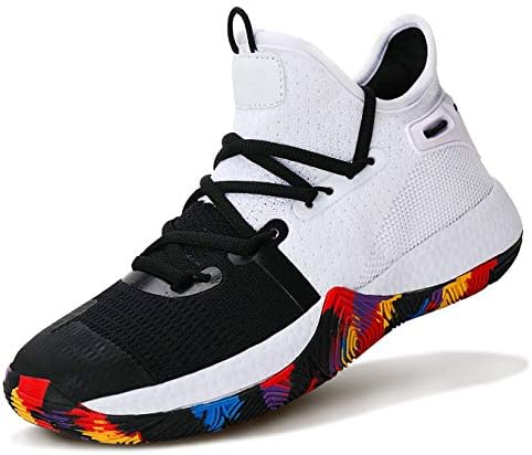 キッズ バスケットボールカルチャーシューズ ボーイズ エアクッション快適 ガールズバスケットボールシューズ 通気性 カジュアルファッション キッズシューズ ノンスリップ ボーイズ シューズ 耐久性 ハイトップ 男の子用 Anadis Nl