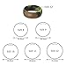 Silicone Wedding Camo Ring For Men By DoerDo, Durable Rubber Sport Band For Active Style - 6 Rings Pack(Camouflage, Metal Look Silver, Metal Look Golden, Black, Grey, Blue)