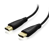 HDMI Cable 6ft HDMI Cord with 24K Gold-plated, 90 Degree HDMI Adapter & Cable Ties, HDMI 2.0 Cable High Speed for Ethernet, PS4, 1080P, Xbox One, 3D, PC-4 Pack by PERLESMITH